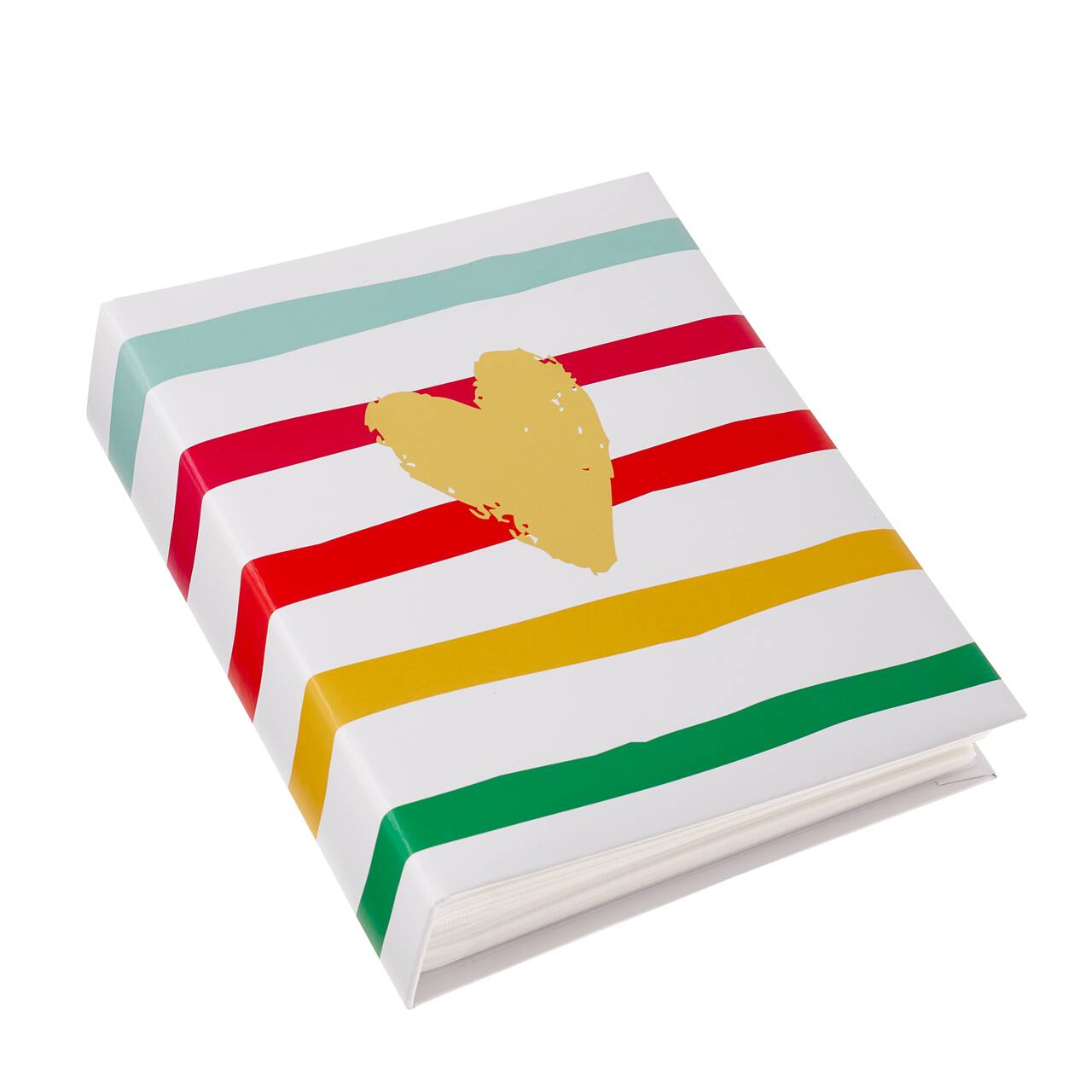 6 Pack: Striped Heart Mini Photo Album by Recollections®